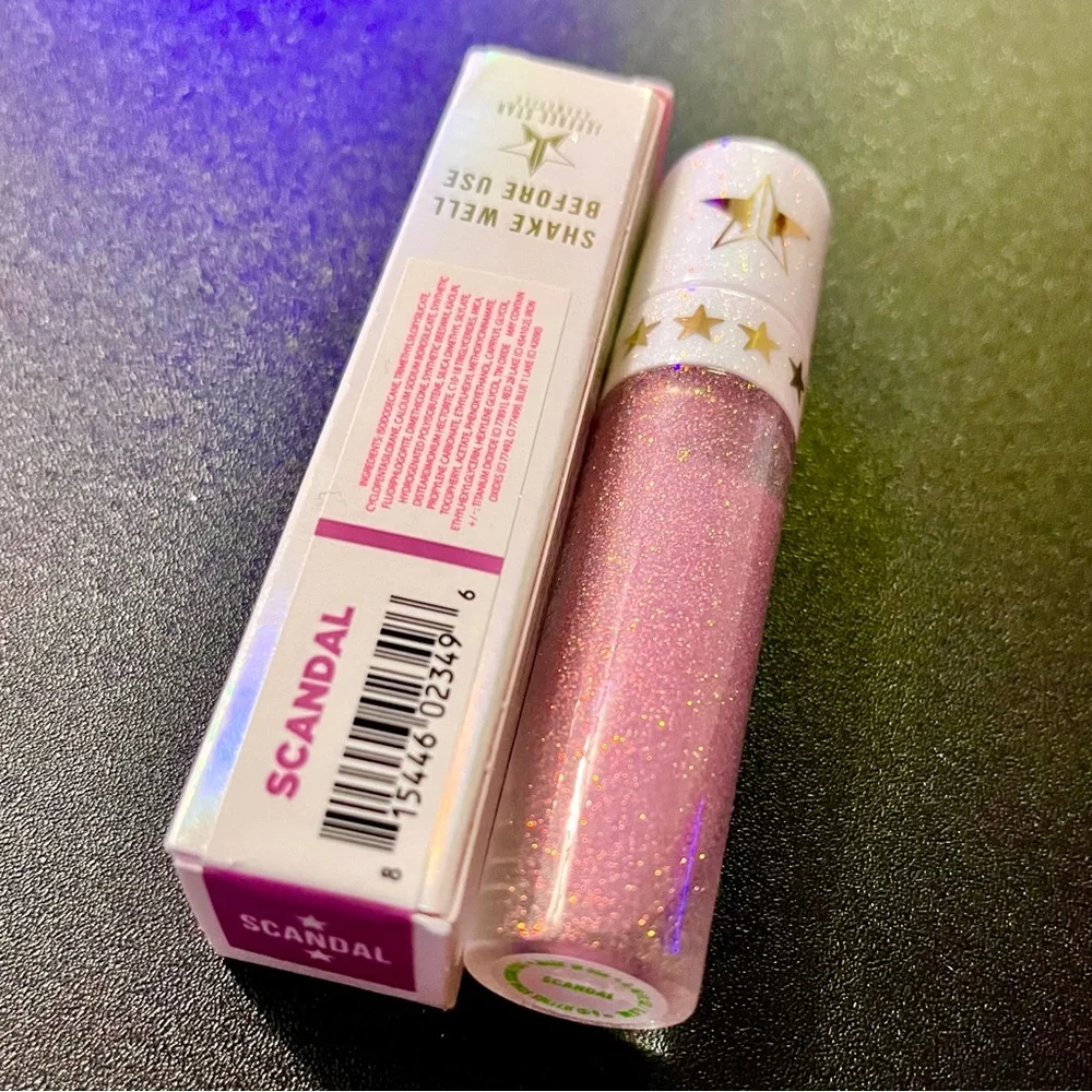 Jeffree Star | ‘Scandal’ Velour Liquid Lipstick | NiB holographic glitter L.E.